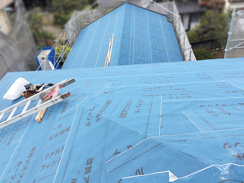 城北瓦の熊本市東区 オークリッジプロ シングル 新築屋根工事