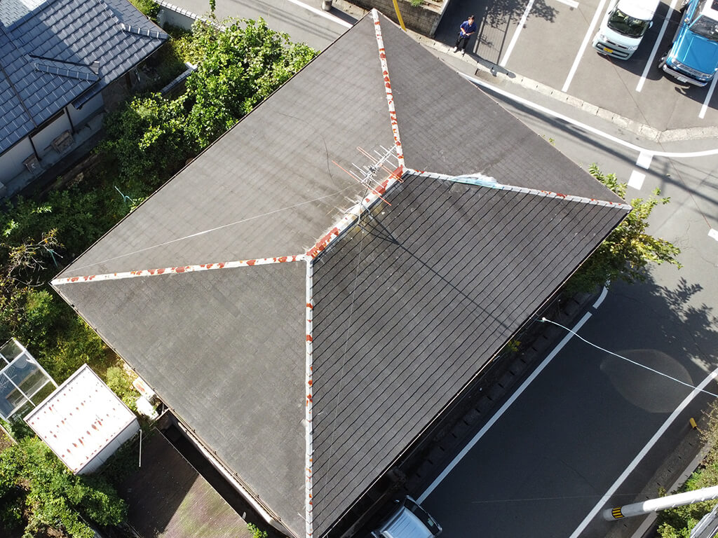 合志市 カバー工法 アスファルトシングル